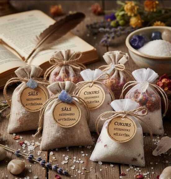 Enerģētiski strukturētais sāls un cukurs  /komplekts 